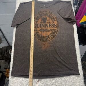 Guinness beer, Dark Brown, Short Sleeve Tee, size Large